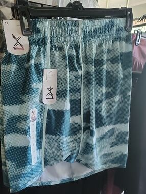 Xersion Teal Aqua Running Shorts